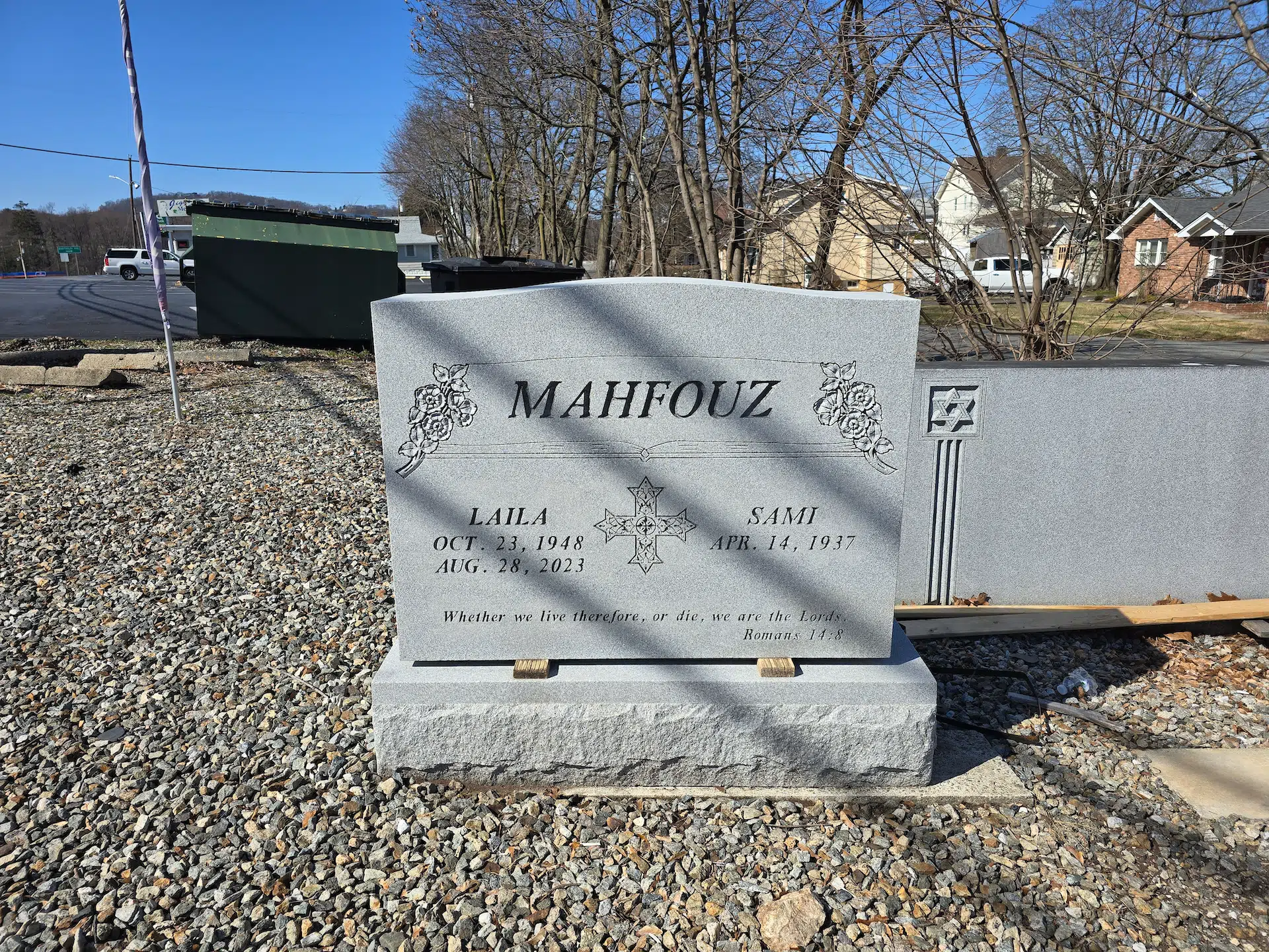 Granite Military Headstone hand-carved by Military Memorials in NJ — image 1